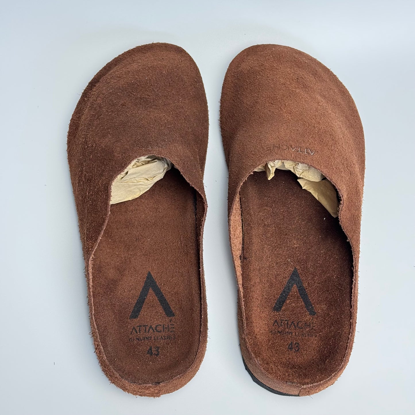 Mule Soft Suede Leather “Pecan”