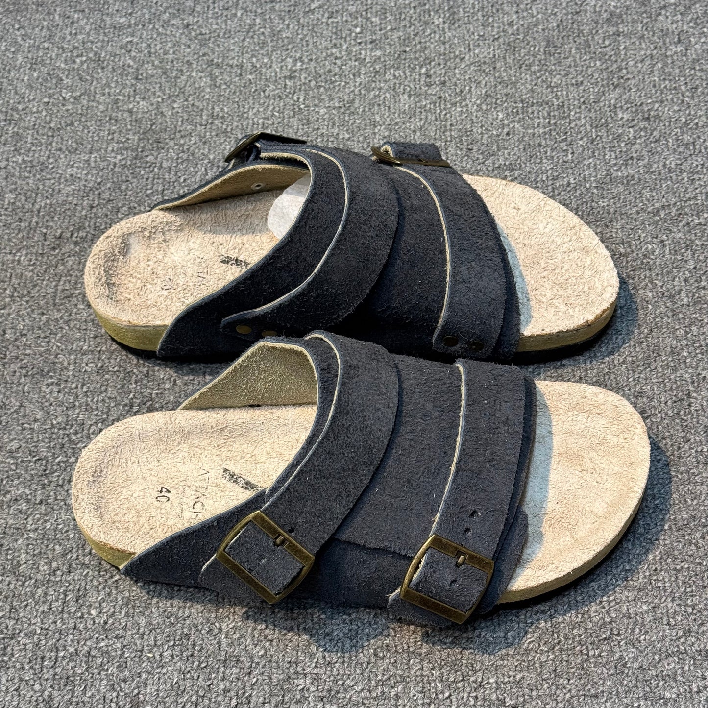 Passeo Double Buckle “Navy Gray”