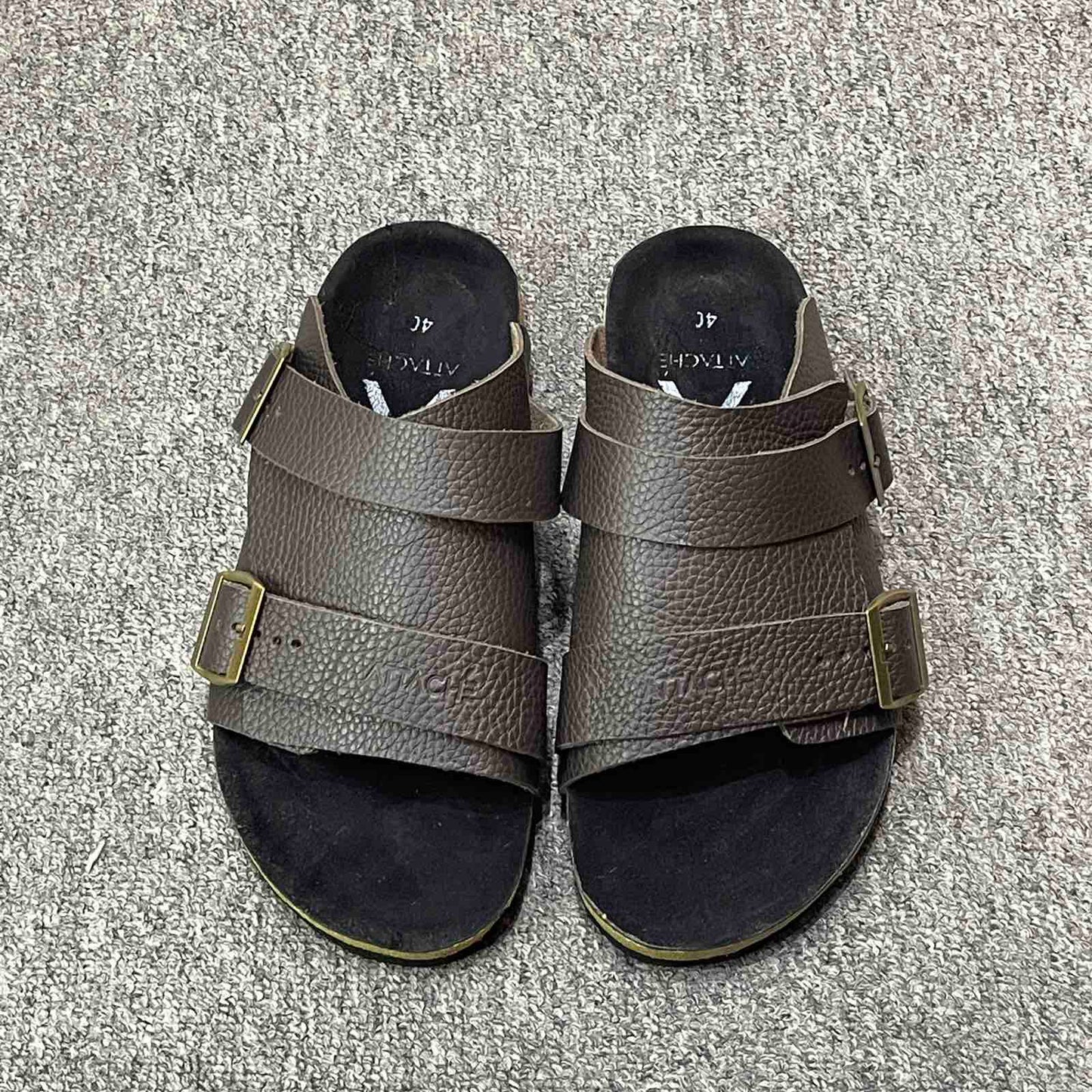 Passeo Double Buckle “Tumbled Coffee Black”