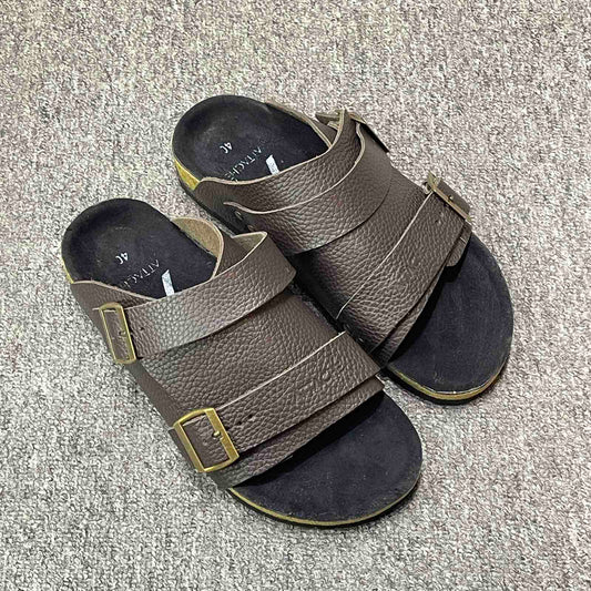 Passeo Double Buckle “Tumbled Coffee Black”