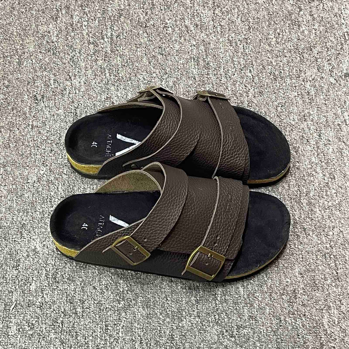 Passeo Double Buckle “Tumbled Coffee Black”