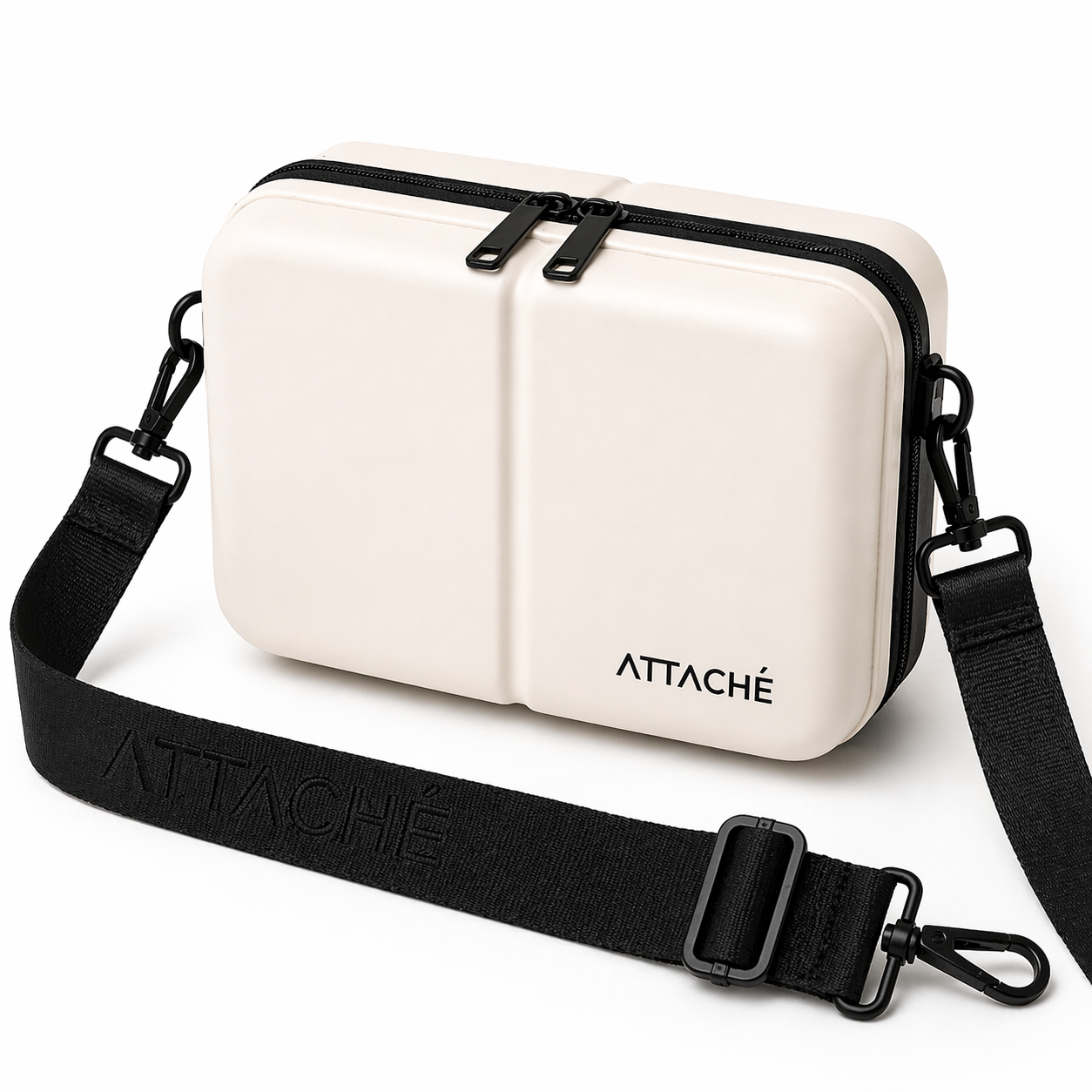 Flip OffWhite Hardshell Mini Luggage Bag