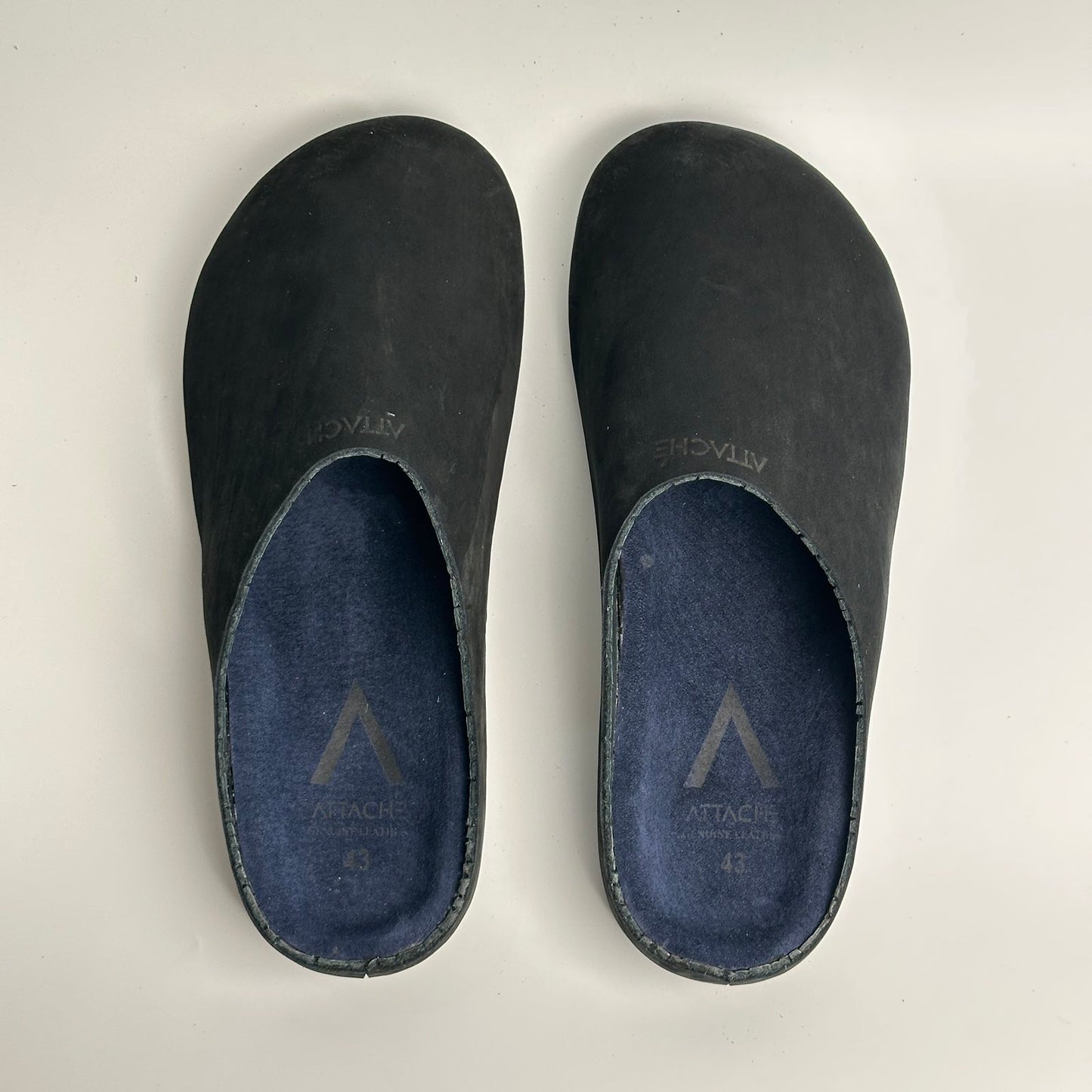 Mule Premium “Black Nubuck Leather”