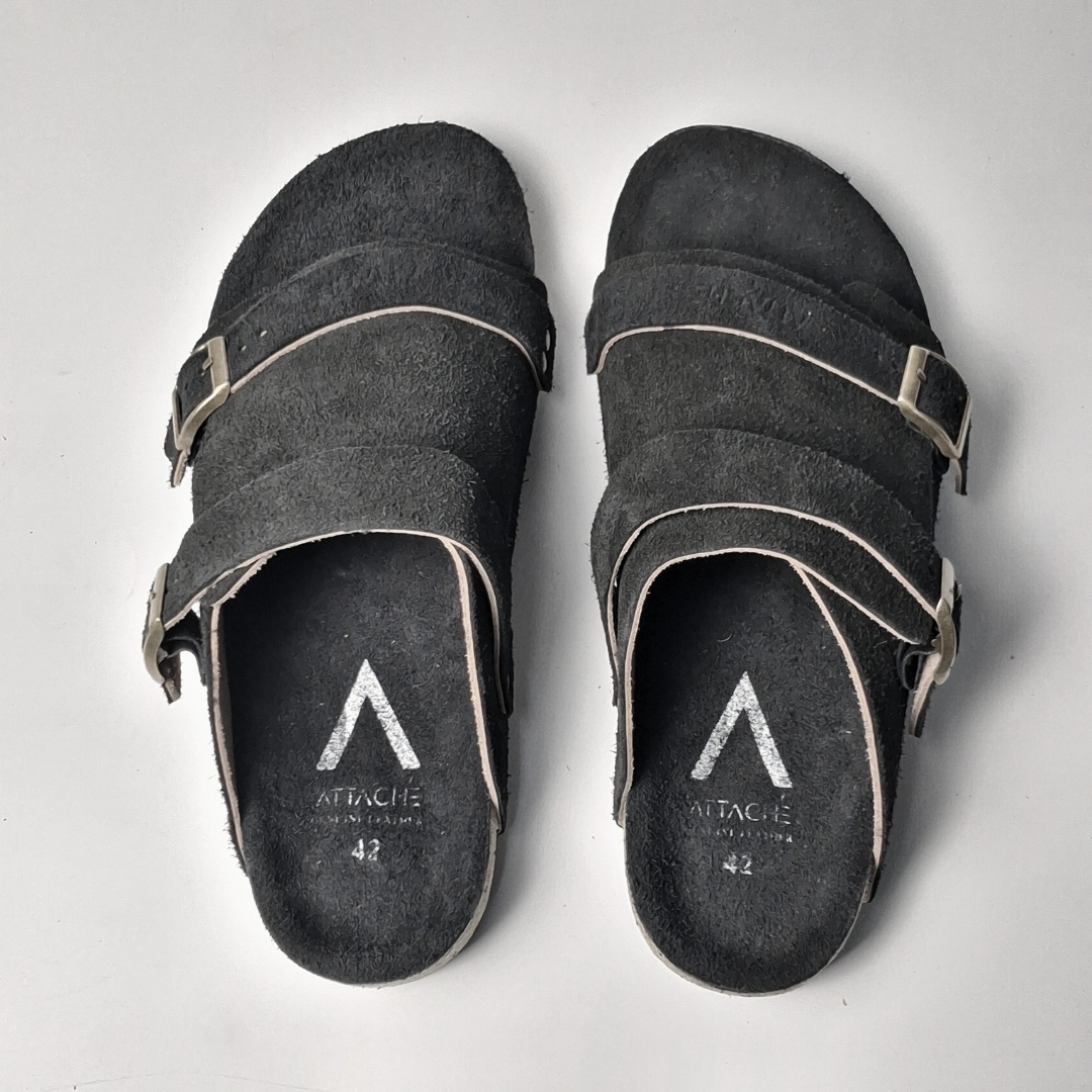 Size 42, 45 - Double Buckle "Blackout"