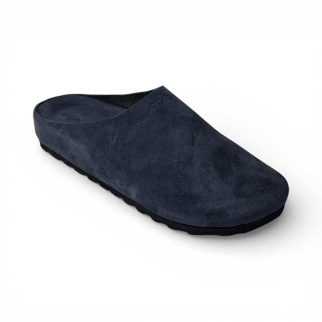 Size 40 - Mule Navy Gray V1 Suede Leather