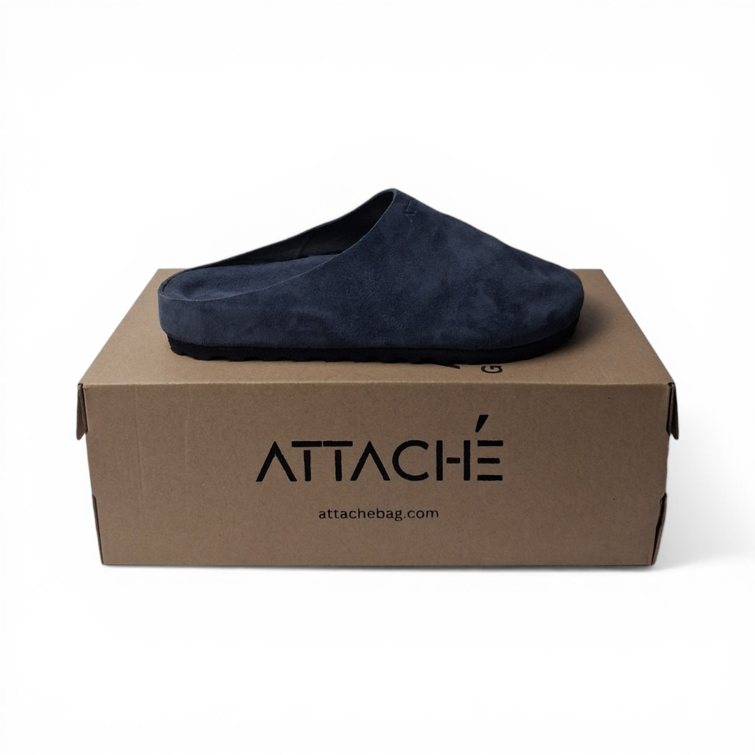 Size 40 - Mule Navy Gray V1 Suede Leather