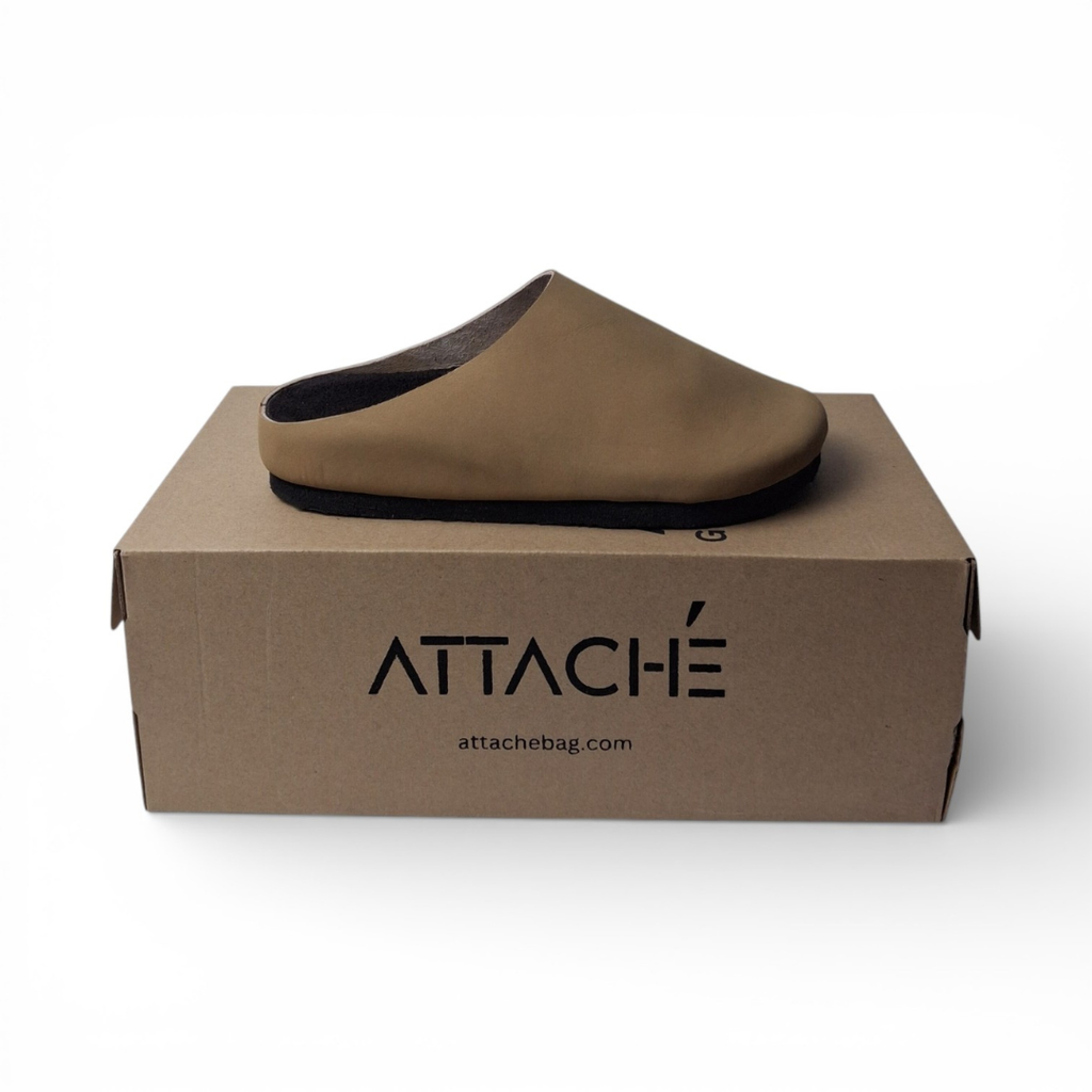 Size 37 - Mule Tan Napa Leather