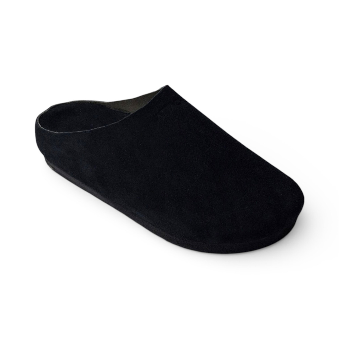 Mule Blackout Suede Leather
