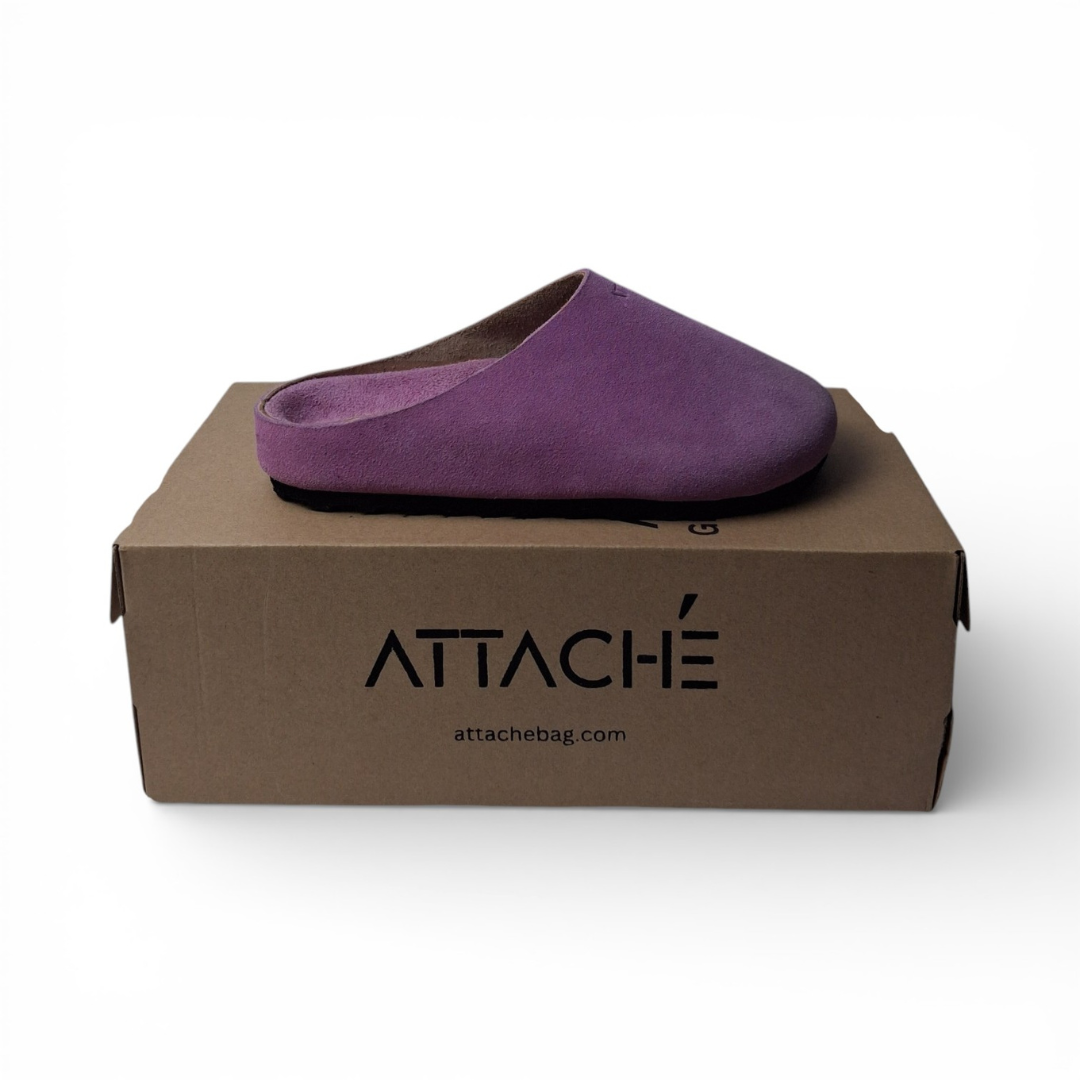 Size 38 - Mule Dusty Purple Suede