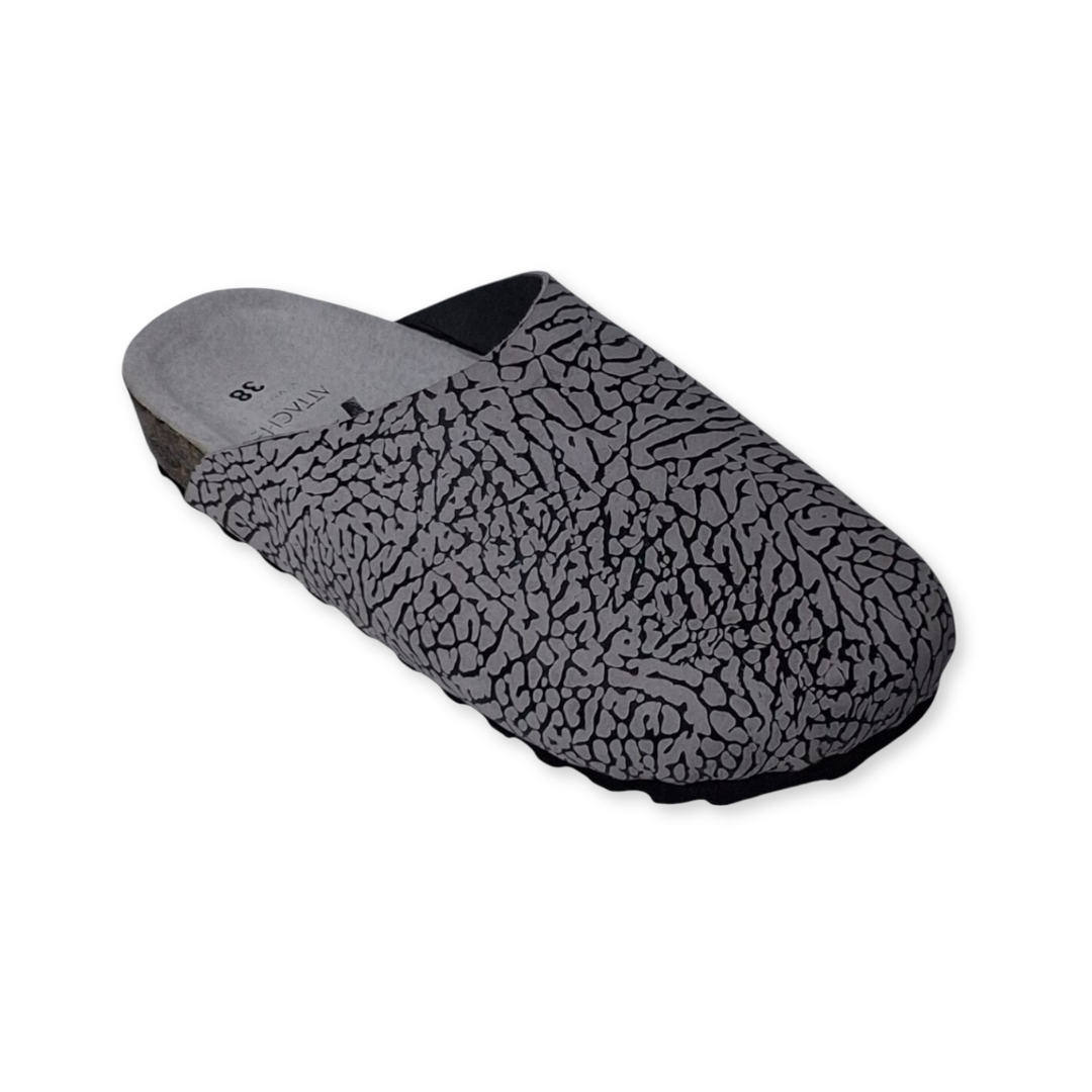 Mule V2 Elephant Print Leather