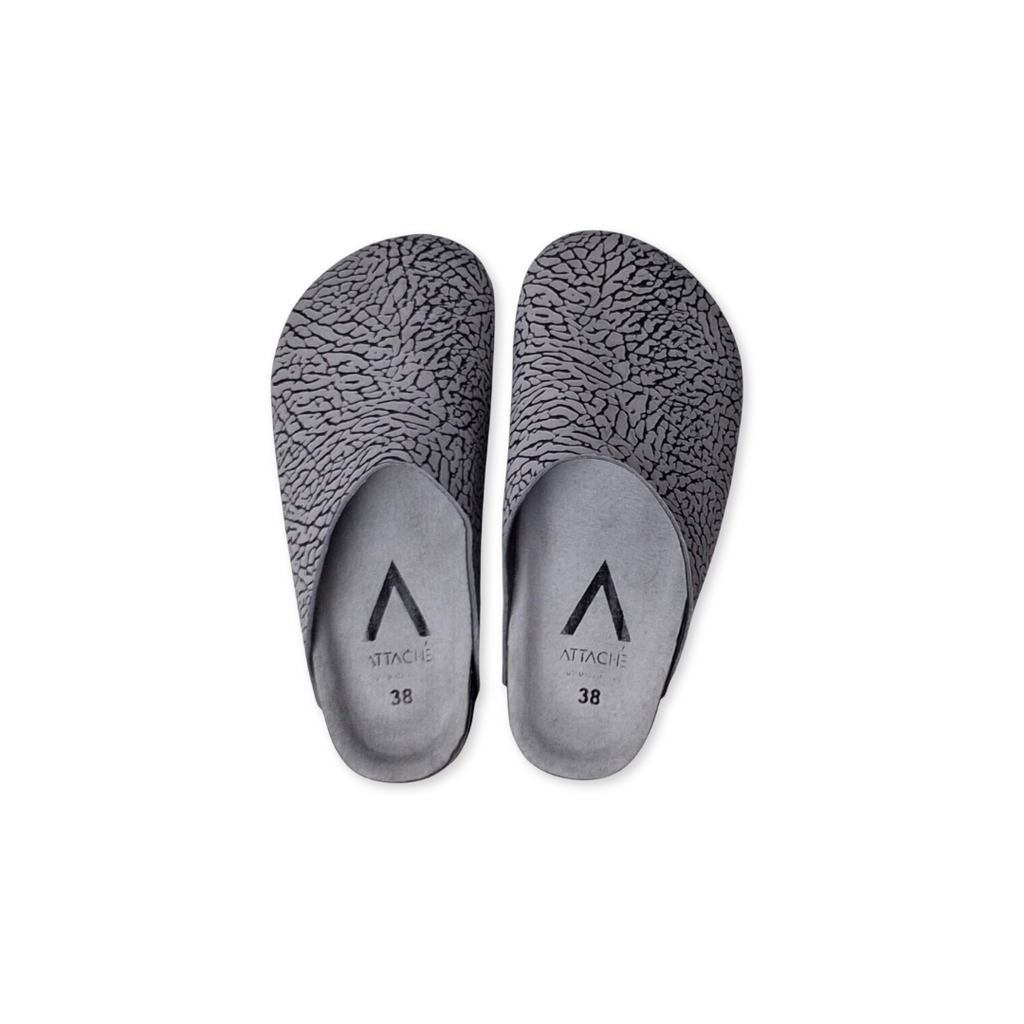 Mule V2 Elephant Print Leather