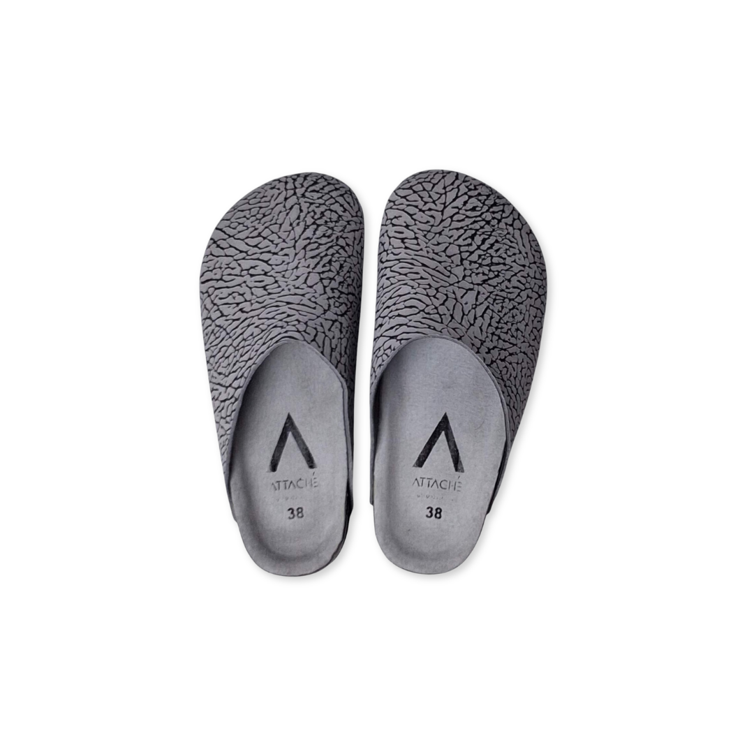 Mule V2 Elephant Print Leather
