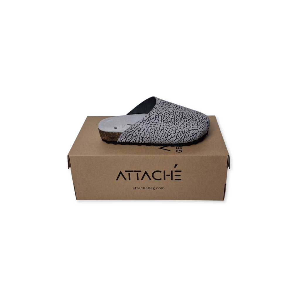 Mule V2 Elephant Print Leather