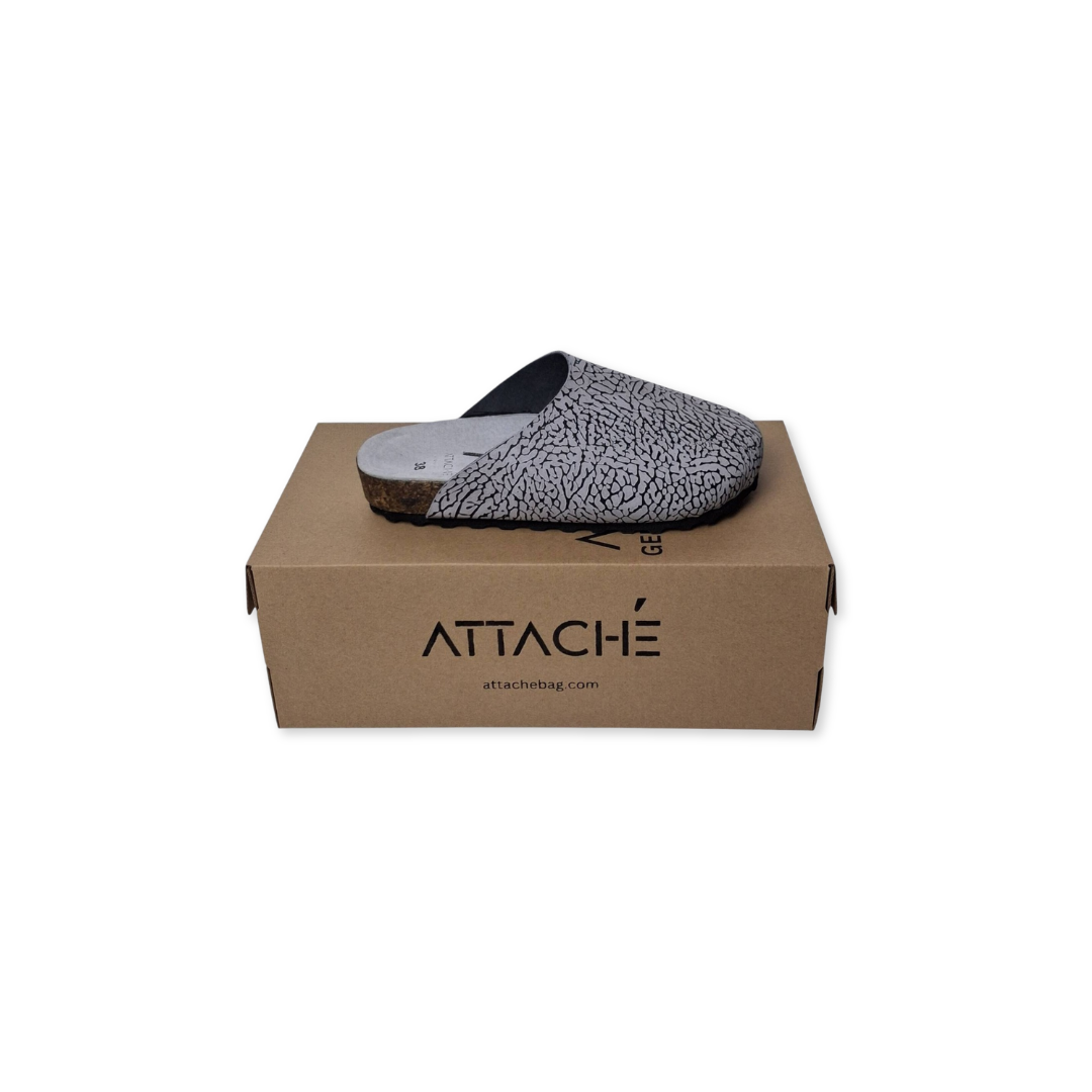 Mule V2 Elephant Print Leather