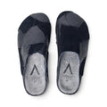 Mule Recrafted Black Cowhide Leather