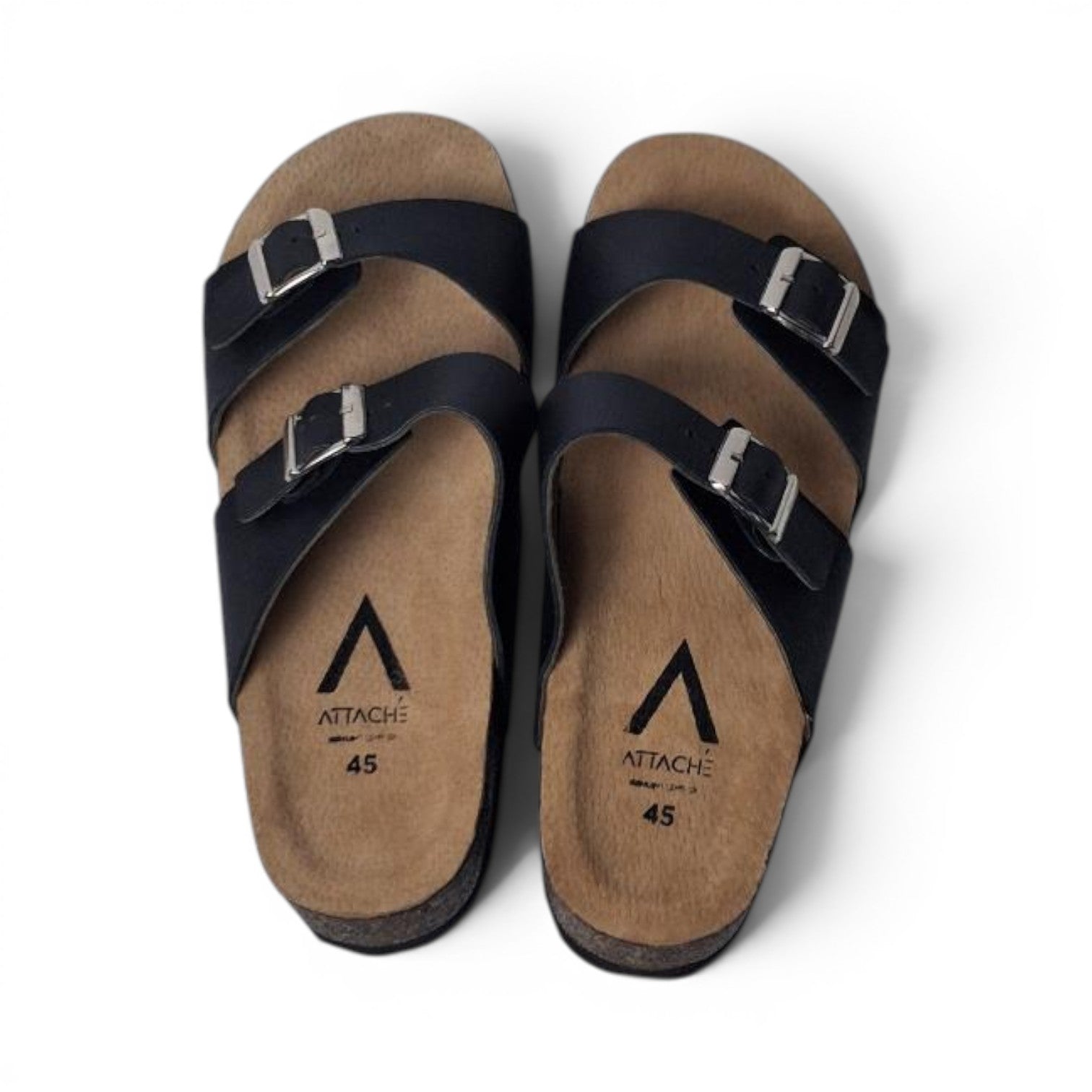 Mondeau Black Grain Leather Slipon