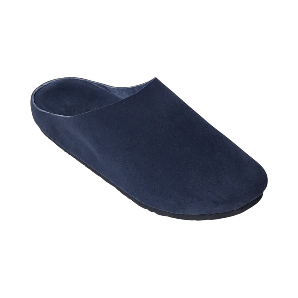 Mule Midnight Navy Suede Leather