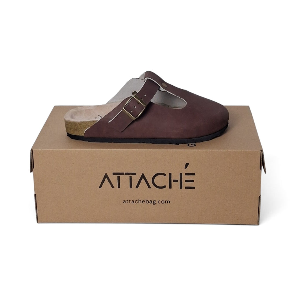MJ Clogs V3 Non-Slip Dark Mocha Napa Leather