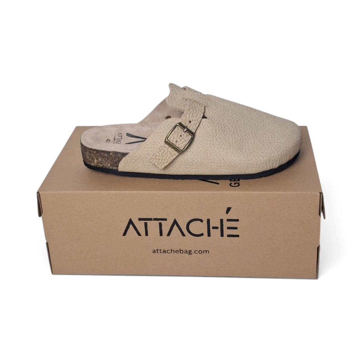 Clogs Knitted Pattern Soft Suede Leather