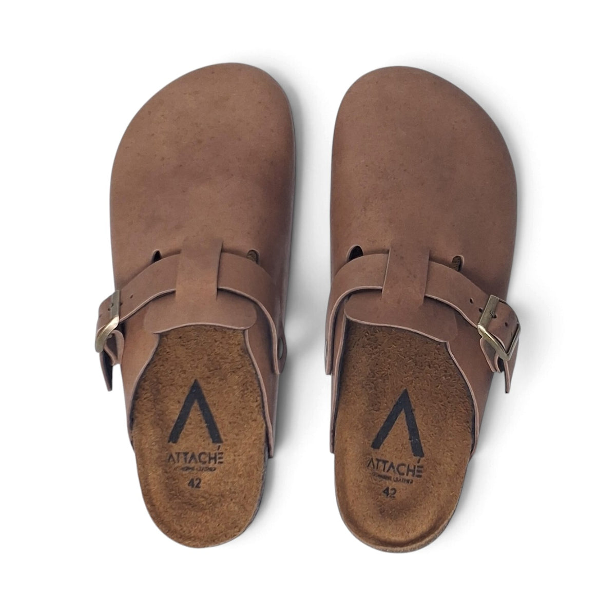 Clogs Vintage Tan Napa Leather