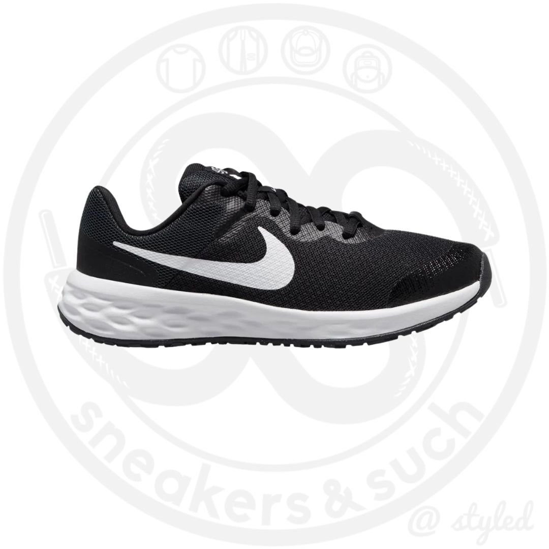Nike Revolution 6 NN Black/White GS